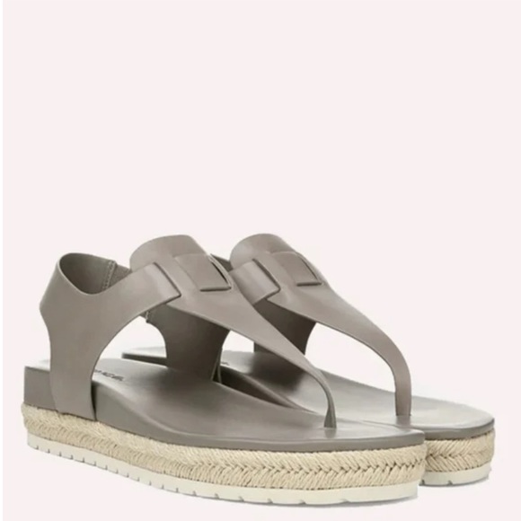 Vince Flint Platform Sandal Size 11 in Grey - Picture 1 of 8